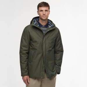 Image number 5 for Barbour Lorden Showerproof Jacket Green