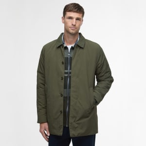 Image number 5 for Barbour Wadded Lorden Showerproof Jacket Green