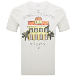 Image number 5 for Ellesse Plazzo Logo T Shirt White