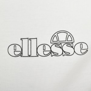 Image number 4 for Ellesse Memoralia Logo T Shirt White