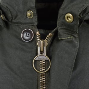 Image number 5 for Barbour Beaufort Wax Jacket Green