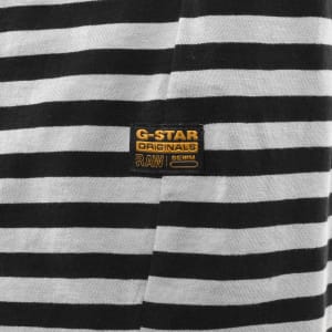 Image number 4 for G-Star Nifious Striped T Shirt Black
