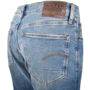 Image number 4 for G-Star 3301 Tapered Fit Jeans Blue