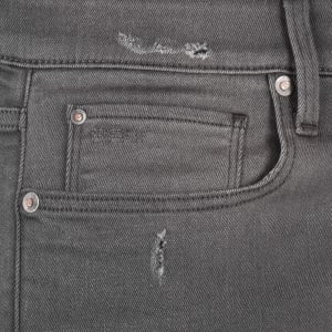 Image number 4 for G-Star 3301 Slim Fit Denim Shorts Grey