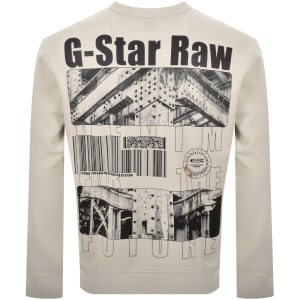 Image number 5 for G-Star Substance Sweatshirt Beige