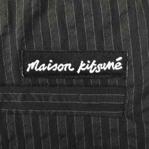 Image number 4 for Maison Kitsune Striped Shorts Green