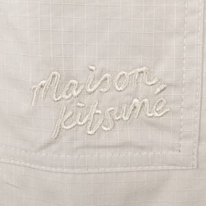 Image number 4 for Maison Kitsune Logo Shorts Beige