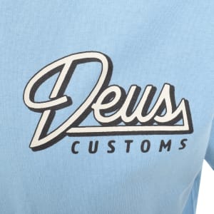 Image number 4 for Deus Ex Machina Conduit Box Fit T Shirt Blue