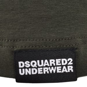 Image number 4 for DSQUARED2 Logo Milano T Shirt Green