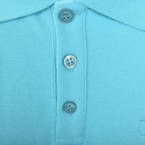 Image number 4 for Moschino Swim Short Sleeved Polo T Shirt Blue