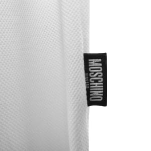 Image number 5 for Moschino Swim Short Sleeved Polo T Shirt White
