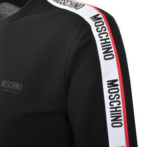 Image number 4 for Moschino Tape Logo Sweatshirt Black