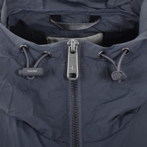 Image number 5 for Calvin Klein Jeans Air Weight Hooded Jacket Blue