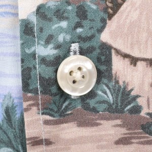 Image number 5 for Gant Island Print Short Sleeve Shirt Blue