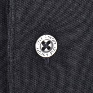 Image number 4 for Lyle And Scott Deck Stripe Polo T Shirt Navy