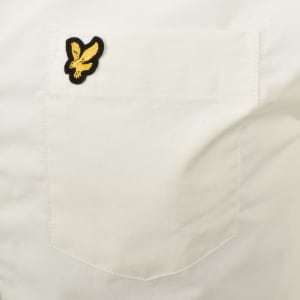 Image number 4 for Lyle And Scott Poplin Short Sleeve Shirt Green