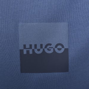 Image number 4 for HUGO Dusplito T Shirt Medium Blue