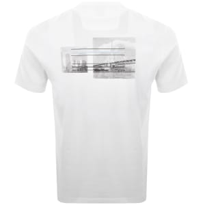 Image number 5 for BOSS Tee Photoprint T Shirt White