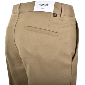Image number 4 for Farah Norwood Hopsack Trousers Beige