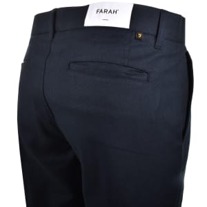 Image number 4 for Farah Norwood Hopsack Trousers Navy