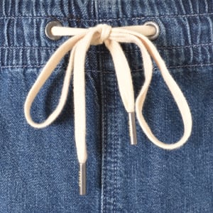 Image number 5 for Ralph Lauren Jersey Denim Shorts Blue