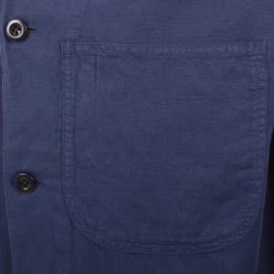 Image number 4 for Ralph Lauren Linen Long Sleeve Shirt Navy