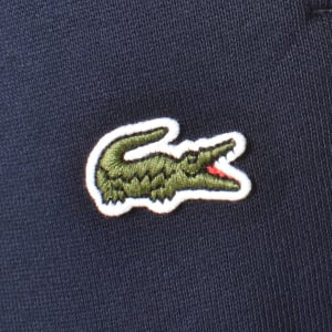 Image number 4 for Lacoste Logo Tape Joggers Navy