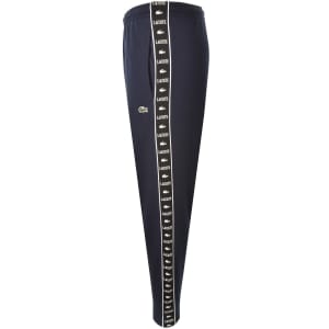 Image number 5 for Lacoste Logo Tape Joggers Navy