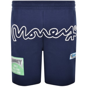Image number 5 for Money Patch T Shirt And Short Set Navy