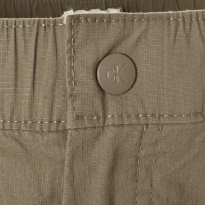 Image number 5 for Calvin Klein Jeans Cargo Shorts Khaki