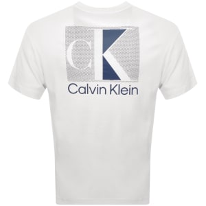 Image number 5 for Calvin Klein Abstract Logo T Shirt White