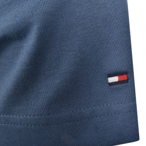 Image number 4 for Tommy Hilfiger Logo Slim Fit T Shirt Blue
