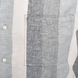 Image number 4 for Barbour Portwell Short Sleeve Shirt Navy