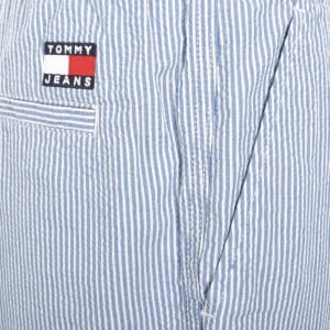 Image number 4 for Tommy Jeans Striped Beach Shorts Blue