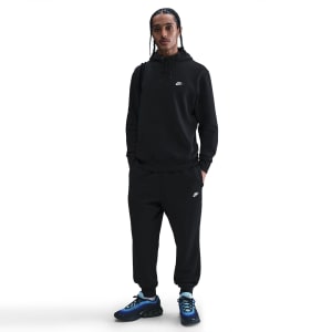 Image number 5 for Nike Club Hooded Tracksuit Black