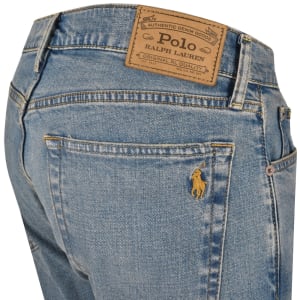 Image number 4 for Ralph Lauren Parkside Act Tapered Fit Jeans Blue