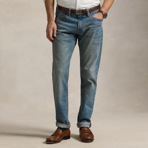 Image number 5 for Ralph Lauren Parkside Act Tapered Fit Jeans Blue