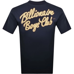 Image number 5 for Billionaire Boys Club Script Logo T Shirt Navy
