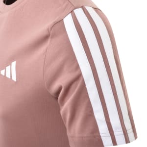 Image number 4 for adidas Sportswear 3 Stripes T Shirt Pink