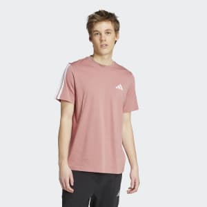 Image number 5 for adidas Sportswear 3 Stripes T Shirt Pink