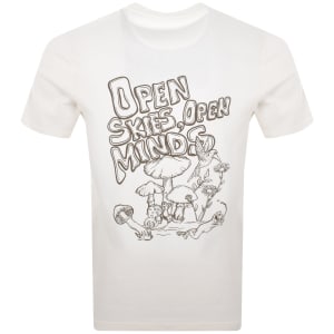 Image number 5 for Farah Normanton Graphic T Shirt Ecru