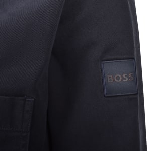 Image number 4 for BOSS Locky 2 Overshirt Dark Blue