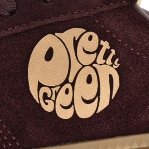 Image number 4 for Pretty Green Reunion Ramblas Trainers Maroon