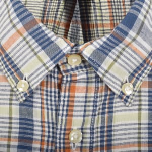 Image number 4 for Barbour Elton Short Sleeved Shirt Navy