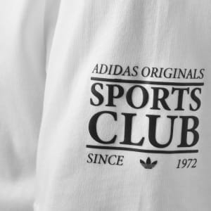 Image number 6 for adidas Originals 90s Football T Shirt White