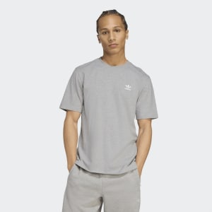 Image number 4 for adidas Trefoil Essential T Shirt Grey