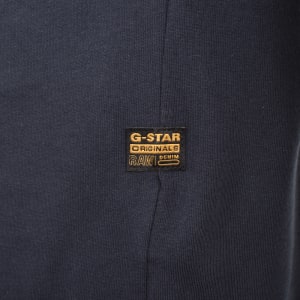 Image number 4 for G-Star Back Graphic Arch T Shirt Navy