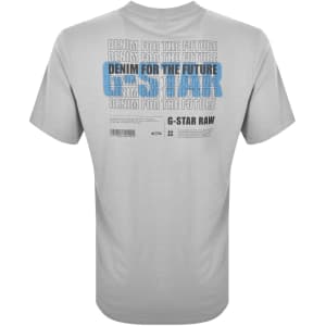 Image number 5 for G-Star Lash Logo T Shirt Grey