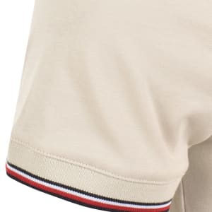 Image number 4 for Tommy Hilfiger Tipped T Shirt Beige