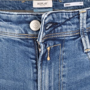 Image number 5 for Replay Anbass Slim Fit Jeans Blue